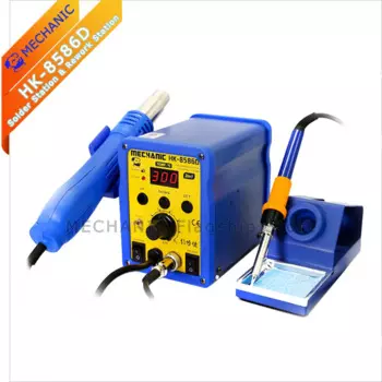 Паяльная станция 2 в 1, 700 Вт, цифровой дисплей