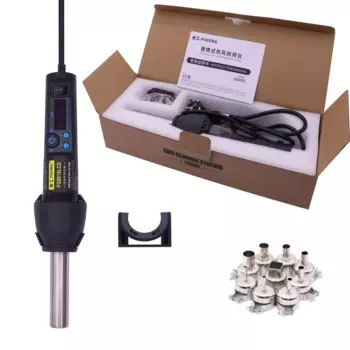 Паяльная станция eu220в/us110в, 650 Вт, с ЖК-дисплеем