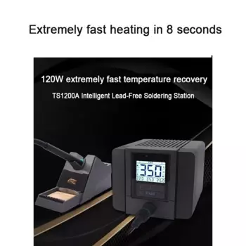 Паяльная станция, интеллектуальная сенсорная Бессвинцовая паяльная станция, электрический утюг 120 Вт, антистатический паяльник