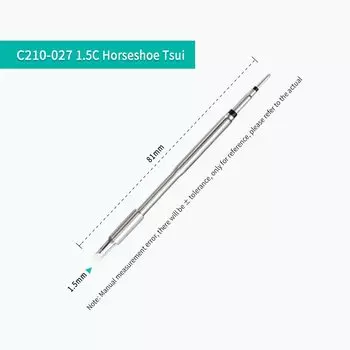 Паяльные жала серии KILUDO C210, сварочная головка, подходит для ручки T210 CD-2SD/2SHE T26 T26D T3602