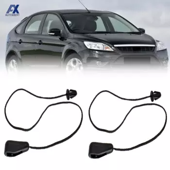 Пара для хэтчбека Ford Focus 2 MK2 2004-2011, Внутренняя нагрузка на полку багажника, крышка люка, подъемная веревка, зажимы