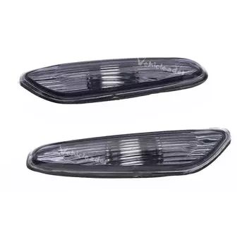 Пара дыма/прозрачный левый и правый указатель поворота, боковой габаритный светильник онарь, крышка без лампы для BMW E60, E61, E82, E88, E90, E91, E92, E93