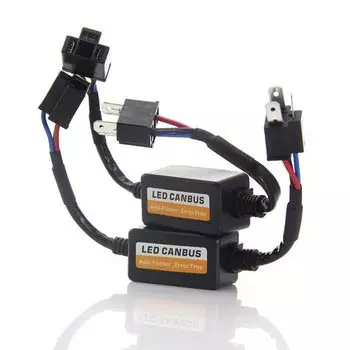 Пара H4/HB2/9003 H1 H3 H7 H11 светодиодная фара Canbus Ошибка декодера Бесплатная нагрузка анти-мерцающий резистор автомобильный предупреждающий компенсатор конденсатор