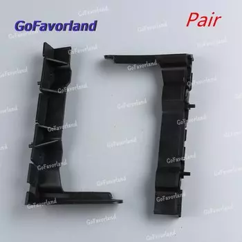 Пара кронштейнов переднего бампера левый и правый 4E0807283B 4E0807284B для Audi A8 Quarrto D3 2004 2005 2006 2007 2008 2009 седан