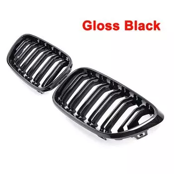 Пара M Цвет/глянцевый черный/матовый черный передний бампер автомобиля решетки для почек для BMW 2 серии F22 F23 F87 M2 аксессуар для стайлинга автомобилей