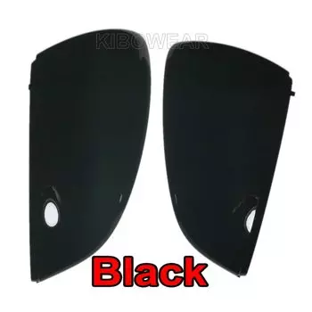 Пара накладок на боковые зеркала с левым рулем для Audi A3 S3 8Y RS3 2020 2021 2022, колпачки (углеродный вид), замена черного цвета