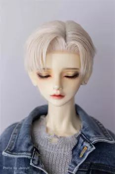 Парик BJD 1/3 мужской, высокотемпературный, Шелковый, с крючком для лба, для укладки коротких волос xc