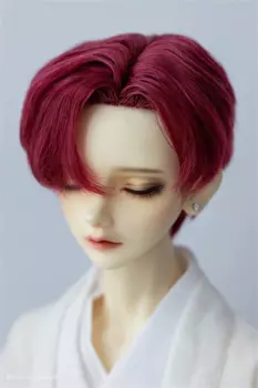 Парик BJD/SD 1/3 и 1/4 из молочного шелка, парик 4 цветов для укладки, короткие волосы, аксессуары для шарнирных кукол XC