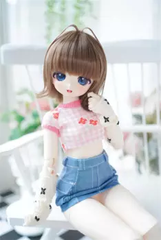 Парик BJD/SD/DD, 1/3, 1/4, высокотемпературный Шелковый Стайлинг, короткие волосы, аксессуары для шарнирных кукол XC