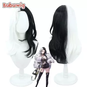 Парик для косплея Bubuwig из синтетических волос, термостойкие волнистые волосы из розаны, богиня победы, Nikke Rosanna, 68 см