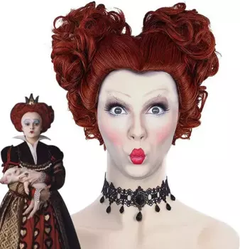 Парик для косплея Hocus Pocus 2, Уинифред Сандерсон, оранжевые вьющиеся волосы в форме сердца, карнавальные парики на Хэллоуин