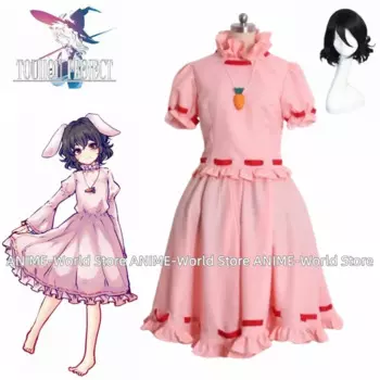 Парик для косплея из игры Tewi Inaba Tei Inaba, парик любых размеров на заказ