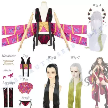 Парик для косплея по мотивам аниме «клинок, рассекающий демонов»