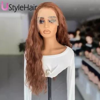 Парик для косплея UStyleHair, Длинные Синтетические волосы с длинными вьющимися волосами, с естественной линией волос, термостойкий, для ежедневного использования, 30 # цветов