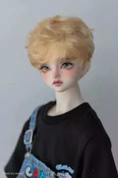 Парик для куклы BJD, искусственные волосы, разноцветные мохеровые короткие волосы, 1/3,1/4,1/6, аксессуары для кукол BJD (без куклы)