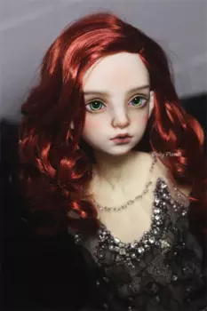 Парик для куклы BJD подходит для 1/3, 1/4, 1/6, миниатюрный мохеровый парик для кукол с мелкими вьющимися волнами, аксессуары для кукол