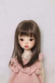 Парик для куклы BJD, подходит для 1-3 1-4 1-6 блайз, высокотемпературный Шелковый парик, милые разноцветные аксессуары