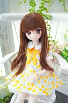 Парик для куклы BJD подходит для 1/3 1/4 1/6 Blythe Размер вторичный молочный шелк средней длины аксессуары/