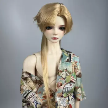 Парик для куклы BJD, подходит для 1/3 размера, модный, высокотемпературный, в форме хвоста волка, длинные волосы, парик 1/3, аксессуары для кукол