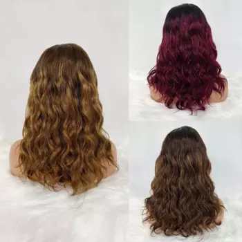 Парик из натуральных волос, 18 дюймов, 4 х4 дюйма