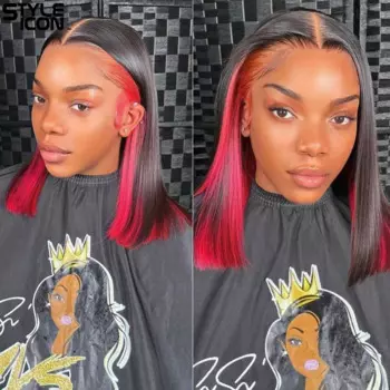 Парик Из прямых волос Styleicon, 6 шт., плюс один красочный парик, сделан из одного плотного парика, оптовая цена