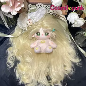 Парик Lolita Мягкий Шелковый плюшевый для девочек, Оригинальная кукла, тело 20 см, игрушка для игр, косплея, Аниме Сумка, аксессуары, Декор, милый PDD