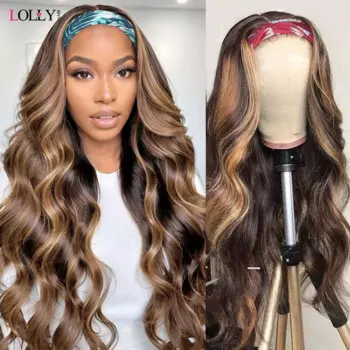 Парик Lolly P4 27 из человеческих волос, 28-30 дюймов, волнистый, 250 плотности