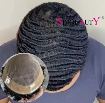 Парик мужской для наращивания волос, 10 мм, суперпрочный, капиллярный протез