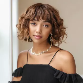 Парик P4/27 Body Wave Bob, парик без клея, парики из человеческих волос с хайлайтером Bnags, окрашенные человеческие волосы, парик для женщин Ready To Go Wig