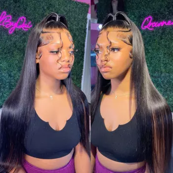 Парик женский из натуральных волос, 30 дюймов, 180x4