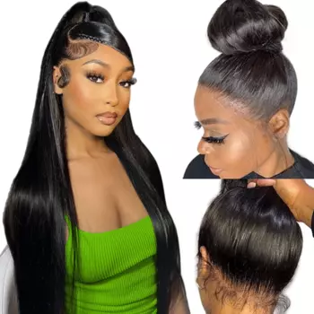 Парик женский из натуральных волос, 30/36/38 дюймов, 360