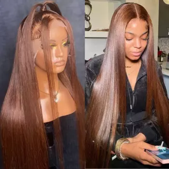 Парик женский прямой из 360 натуральных волос, 13x 4