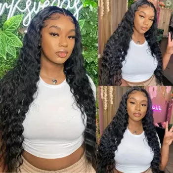 Парики из человеческих волос на сетке спереди 13x4 13x 6, бразильские парики Hd с глубокой волной, фронтальные парики на сетке спереди, вьющиеся человеческие волосы для черных женщин