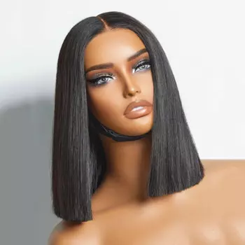 Парики Wear And Go Bob для женщин, 180% прямые волосы, 6x4, парик без клея, готовые к работе парики из человеческих волос, парики с предварительно вырезанными кружевами, распродажа