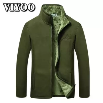 Парка мужская флисовая, на зиму/осень, утепленная