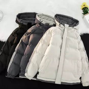 Парка UETEEY Мужская зимняя, теплая, плотная, повседневная, уличная, непродуваемая, модная, свободная, с подкладкой, 8XL, 2023