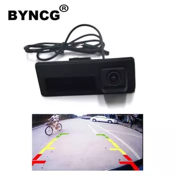 Парковочная камера заднего вида CCD HD с динамической траекторией для Audi A3 A4 A5 S5 Q3 Q5 Passat Tiguan Touareg Sagitar Lavida B6 B7