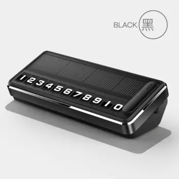 Парковочная табличка со светодиодной подсветкой, временная табличка с номером телефона на солнечной батарее, для остановки парковки, устройства для парковки с несколькими цифрами