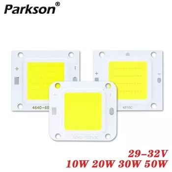 PARkson COB LED Chip квадратная матрица 50Вт 30Вт 20Вт 10Вт