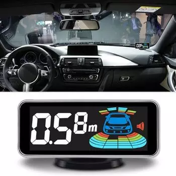 Парктроник автомобильный с светодиодный вым светодиодным датчиком парковки 4/6/8, система видеонаблюдения с реверсивным датчиком, используется для контроля подсветки