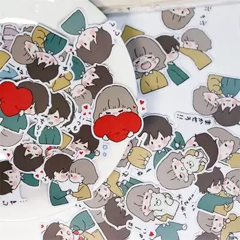 Парные наклейки ZYXHZ для дневника 40 шт