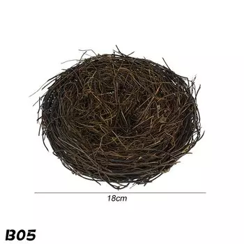 Пасхальное гнездо из ротанга