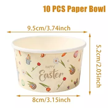 Пасхальные бумажные миски Staraise