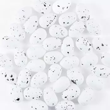 Пасхальные декоративные яйца из пены, 20/50 шт., разноцветные