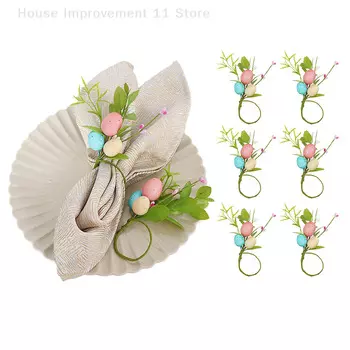 Пасхальные кольца для салфеток JETTING, 6 шт.