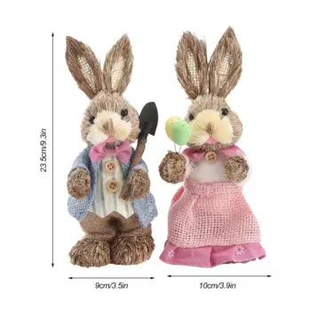 Пасхальные кролики из пенопласта Firlar 25/35 см 2 шт