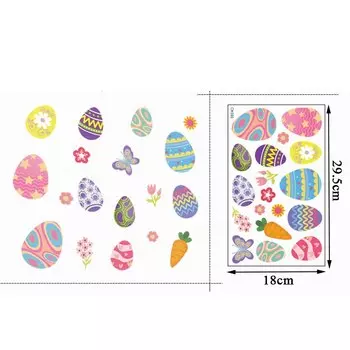 Пасхальные наклейки на стекло