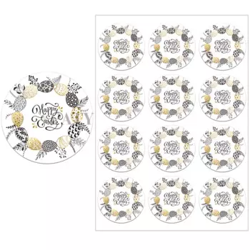 Пасхальные наклейки UNICCUT