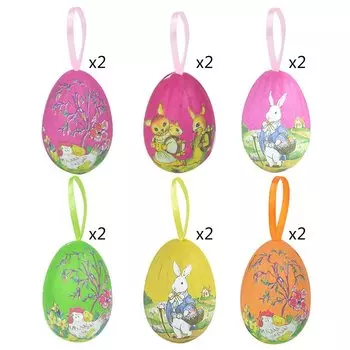 Пасхальные яйца из пенопласта, 12 шт.