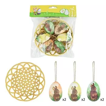 Пасхальные яйца из пенопласта ZQNYCY, 6 шт.